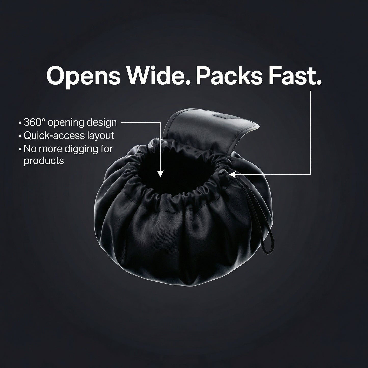 Magic cosmetic case