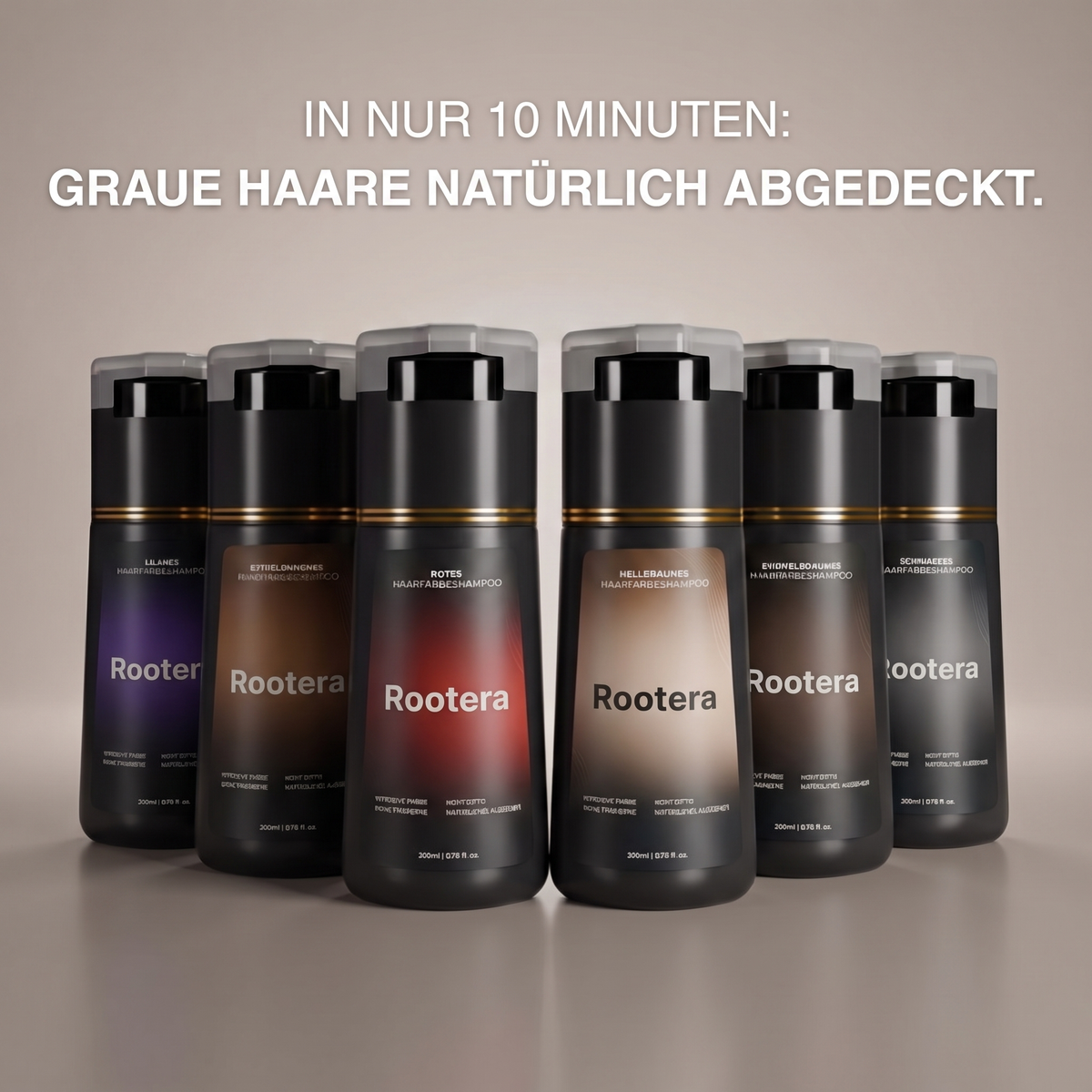 Rootera Sofort-Farbshampoo – alle Farbtöne