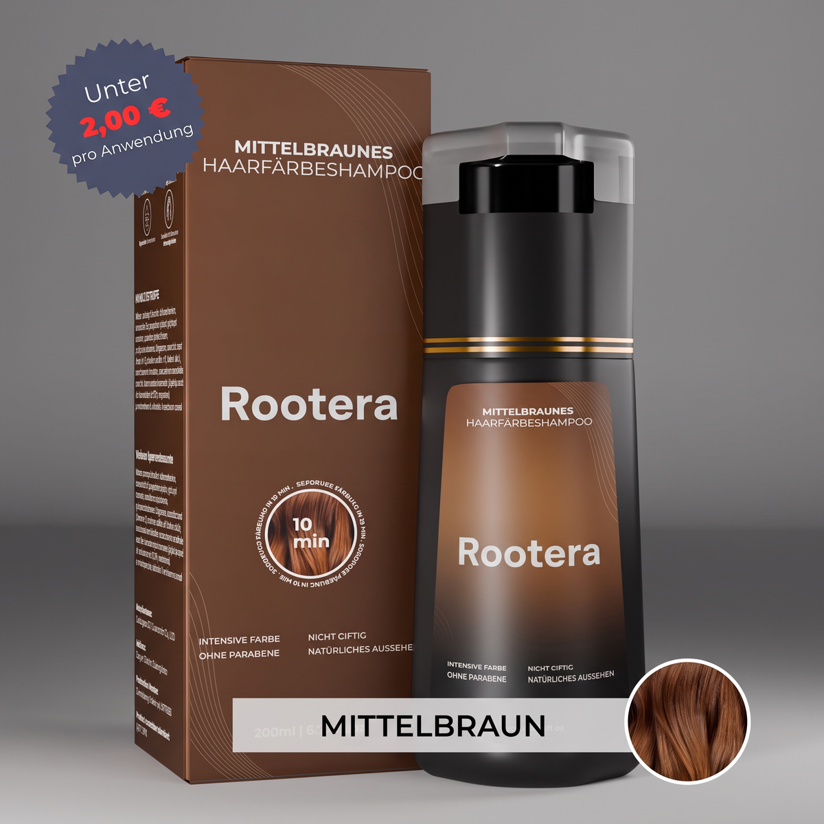 Rootera Farbton Mittelbraun