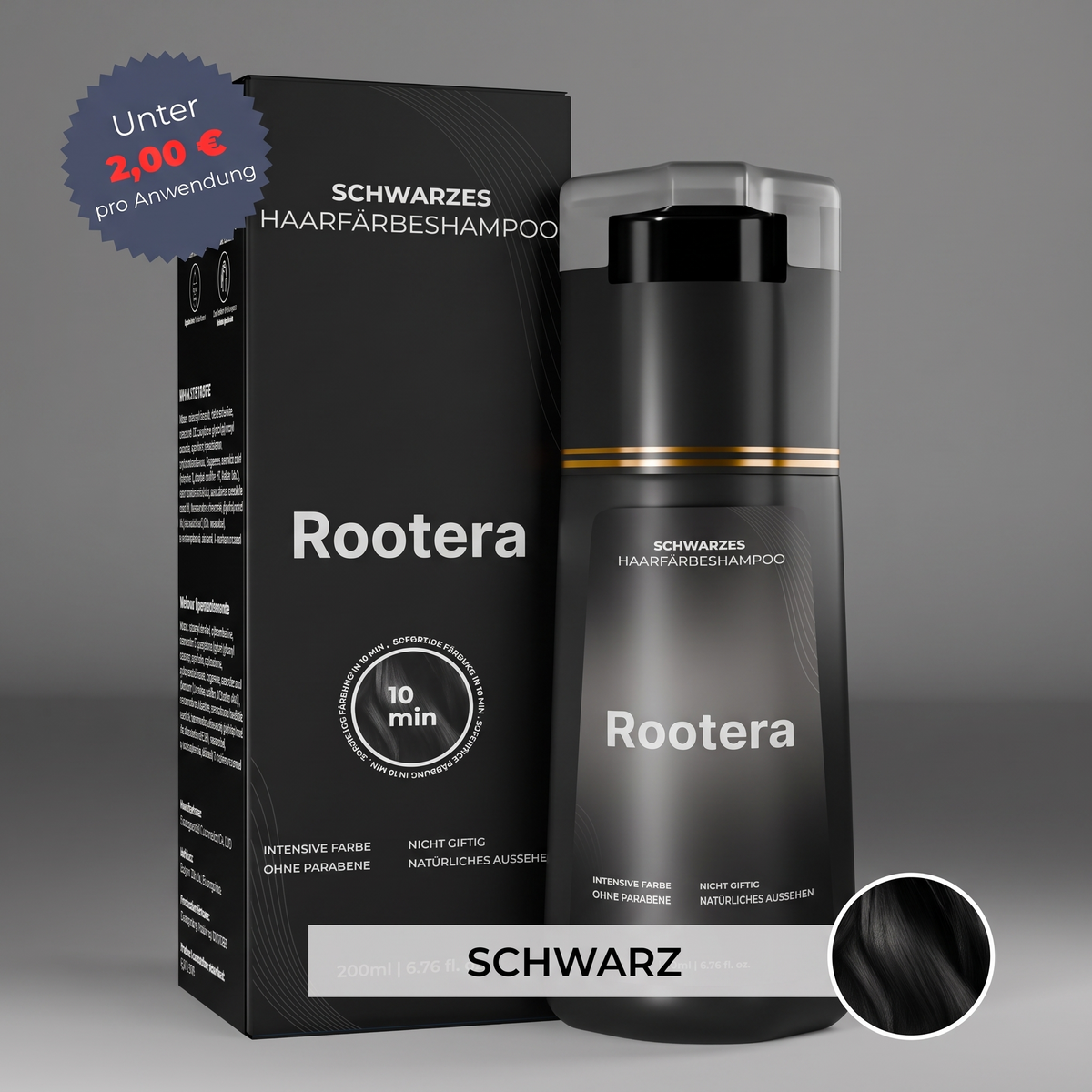 Rootera Farbton Schwarz